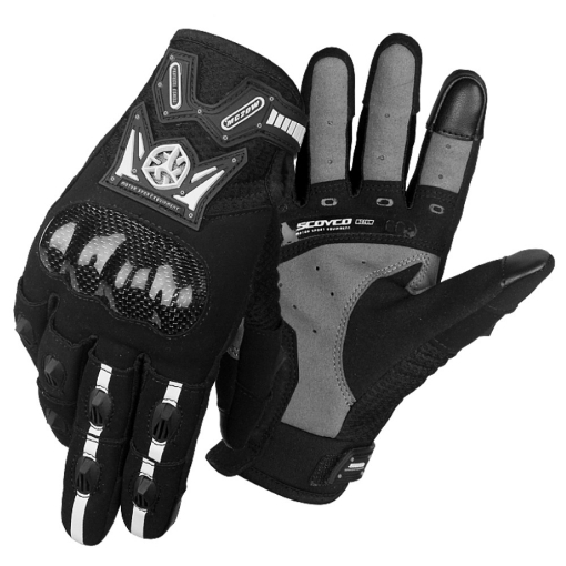 Scoyco MC20 Carbon Motosiklet Eldiveni - Karbon Full Korumalı Dokunmatik resmi