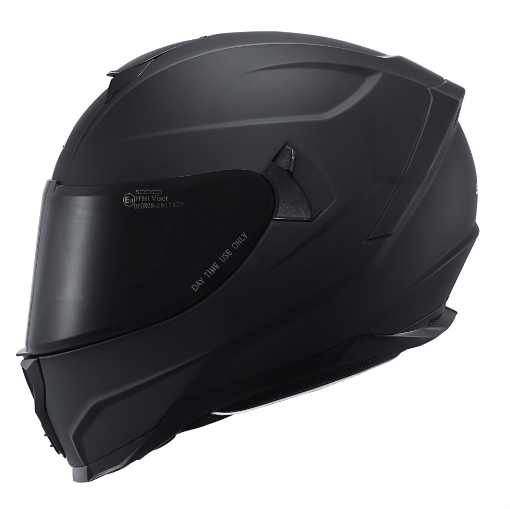 Scoyco 869 Shadow Full Face Motosiklet Kaskı - Güneş Vizörlü Intercom Uyumlu resmi