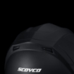 Scoyco 869 Shadow Full Face Motosiklet Kaskı - Güneş Vizörlü Intercom Uyumlu resmi