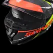 Scoyco 869 Shark Full Face Motosiklet Kaskı - Güneş Vizörlü Intercom Uyumlu resmi