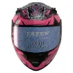 Fazer FX 211 Ancient Beast Pink Full Face Motosiklet Kaskı - Güneş Vizörlü ABS resmi