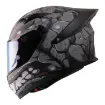 Fazer FX 211 Fantastic Grey Full Face Motosiklet Kaskı - Güneş Vizörlü ABS resmi
