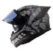 Fazer FX 211 Fantastic Grey Full Face Motosiklet Kaskı - Güneş Vizörlü ABS resmi