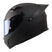 Fazer FX 211 Mat Siyah Full Face Motosiklet Kaskı - Güneş Vizörlü ABS resmi