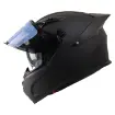 Fazer FX 211 Mat Siyah Full Face Motosiklet Kaskı - Güneş Vizörlü ABS resmi