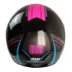 MTS FX 101 Pink Woman Yarım Camlı Motosiklet Kaskı - CE Onaylı Hafif ABS resmi