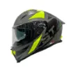 Sway SW 865 ST Titanium Yellow Full Face Kask - ECE 22.06 Pinlock Uyumlu resmi