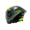 Sway SW 865 ST Titanium Yellow Full Face Kask - ECE 22.06 Pinlock Uyumlu resmi