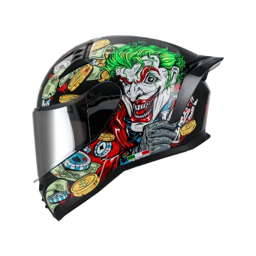 Sway SW 869 UGLY Full Face Kask - ECE 22.06 Pinlock 70 Intercom Hazır resmi