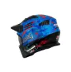 Sway SW X2 Tokyo Trooper Blue Red Modüler Kask - ECE 22.06 Double Vizör resmi