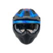 🏍️ SWAY SW X2 Tokyo Trooper Blue Red Modüler Motosiklet Kaskı – ECE 22.06 Sertifikalı, Double Vizör ve Yüksek Konfor resmi