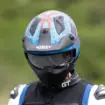 Sway SW X2 Tokyo Trooper Blue Red Modüler Kask - ECE 22.06 Double Vizör resmi