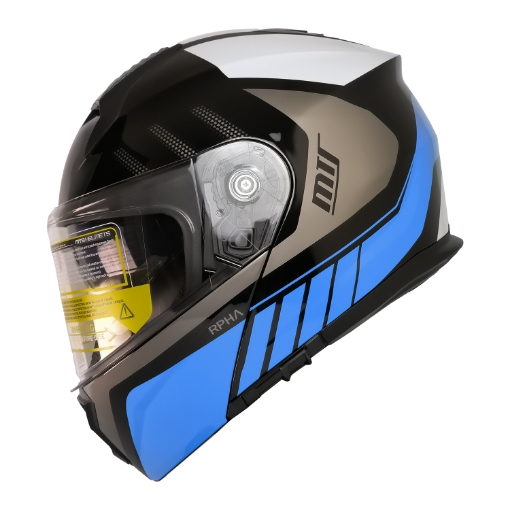 🏍️ MTS M-966 V2 WX91 Çene Açılır Motosiklet Kaskı – Güneş Vizörlü, ABS Gövde ve Konforlu Kullanım resmi