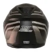MTS M-966 V2 WX20 Gri Çene Açılır Motosiklet Kaskı - Güneş Vizörlü ABS resmi