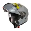 MTS M-966 V2 Grey Çene Açılır Motosiklet Kaskı - Güneş Vizörlü ABS resmi