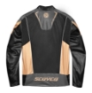 Scoyco JK187 Siyah PU Leather 4 Mevsim Motosiklet Montu - CE Korumalı resmi