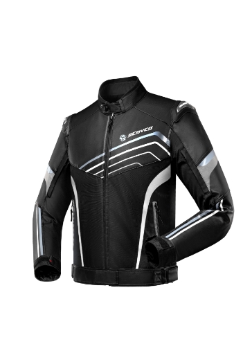 🏍️SCOYCO JK153 Black 4 Mevsim Motosiklet Montu – CE Korumalı, Çıkarılabilir Astar ve Dayanıklı Yapı resmi