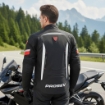 🏍️PROSEV JKT01 Black Red 4 Mevsim Motosiklet Montu – CE Korumalı, Reflektörlü ve Dayanıklı Tasarım resmi