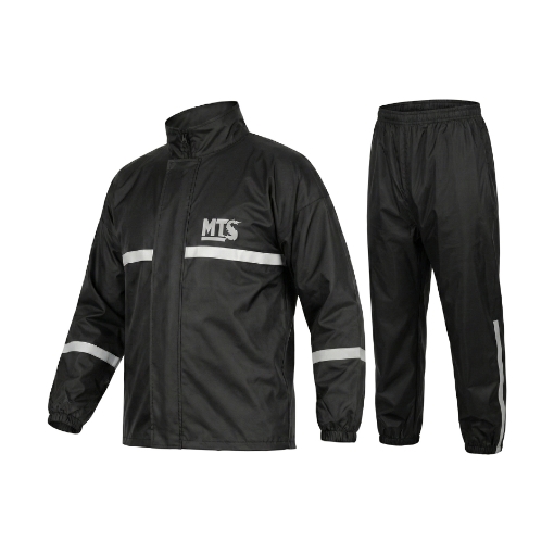 🌧️MTS Q1361 Motosiklet Yağmurluk Takımı – %100 Su ve Rüzgâr Koruması, Reflektörlü Tasarım resmi