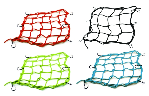 🕸️ FDK Motosiklet Bagaj Filesi – Metal Kancalı Güvenli ve Esnek Sabitleme resmi