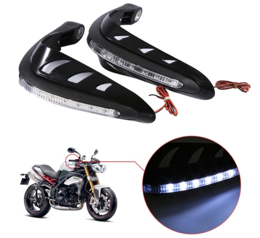 Tex 299 LED Elcik - Gece Görünürlüğü Artıran Aydınlatmalı Gidon Elciği resmi