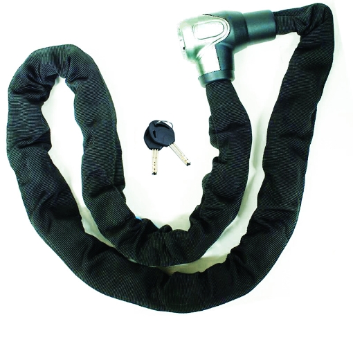 Kinguard 6013 Motosiklet Zincir Kilidi - 8mm Kalın Zincir 150cm Dayanıklı resmi