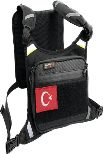 Forte GT 70439 Reflektörlü Göğüs Çantası - Motosiklet Göğüs Çantası resmi