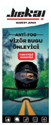 Jiekai BO Antifog Vizör Buğu Önleyici - Kask Buğu Önleme Spreyi resmi