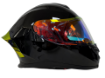 Rivox R1 Gloss Black Revo Full Face Kask - ECE 22.06 Güneş Vizörlü Sportif resmi