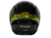 Rivox R1 Gloss Black Revo Full Face Kask - ECE 22.06 Güneş Vizörlü Sportif resmi