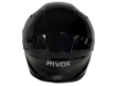🏍️RIVOX R2 Gloss Black Full Face Kask – ECE 22.06 Güvenlik ve Parlak Şık Tasarım resmi
