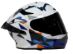 🏍️RIVOX R2 Geometry Full Face Kask – ECE 22.06 Güvenlik ve Sportif Grafik Tasarım resmi