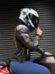 Rivox R2 Geometry Full Face Kask - ECE 22.06 Pinlock Uyumlu Geometrik Tasarım resmi