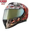 Scoyco 869 Wild Full Face Motosiklet Kaskı - Güneş Vizörlü Intercom Uyumlu resmi
