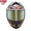 Scoyco 869 Wild Full Face Motosiklet Kaskı - Güneş Vizörlü Intercom Uyumlu resmi