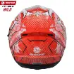 Scoyco 869 Wild Full Face Motosiklet Kaskı - Güneş Vizörlü Intercom Uyumlu resmi