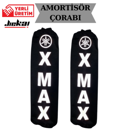 Jiekai JK201 XMAX Amortisör Çorabı Reflektörlü - Koruma ve Gece Görünürlüğü resmi