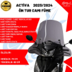 🛵 Jiekai RELLAX Honda Activa 125 70x60 CM Ön Cam (2023–2024 Uyumlu) resmi