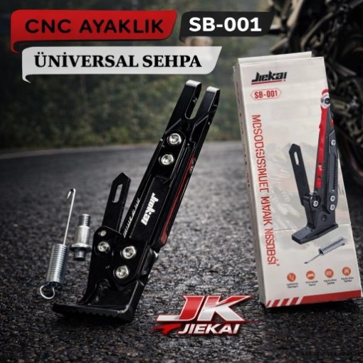 Jiekai SB-001 Siyah Universal CNC Yan Sehpa Ayaklık - Geniş Tabanlı resmi