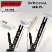 Jiekai SB-001 Siyah Universal CNC Yan Sehpa Ayaklık - Geniş Tabanlı resmi