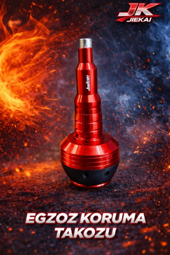 🛵 Jiekai YP-04 Renkli Koruma Takozu Kırmızı resmi