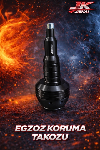 🛵 Jiekai YP-04 Renkli Koruma Takozu Siyah resmi