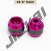 Jiekai KB-37 Universal Ön Teker Takozu Pembe - Aks Korumalı Park Sabitleme resmi