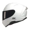 MTS X340 White Full Face Motosiklet Kaskı - Fiber Gövde Güneş Vizörlü resmi