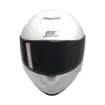MTS X340 White Full Face Motosiklet Kaskı - Fiber Gövde Güneş Vizörlü resmi