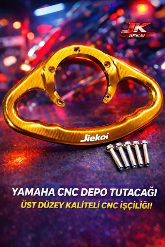 JIEKAI DP299 Yamaha Depo Tutamağı Gold– Artçı Yolcu Güvenlik Tutamağı resmi