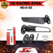 JIEKAI H2 Racing Spor Katlanabilir Universal Ayna Karbon G-02 resmi