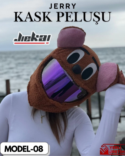 JIEKAI Model-08 Kask Peluşu – Tek Ebat resmi