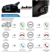 JIEKAI JK-4000 Bluetooth Motosiklet İnterkom resmi