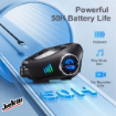 JIEKAI JK-6000K Kameralı Bluetooth Motosiklet İnterkom resmi